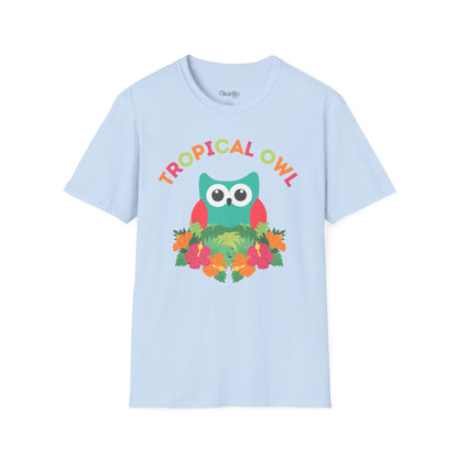 Tropical Owl Unisex T-Shirt