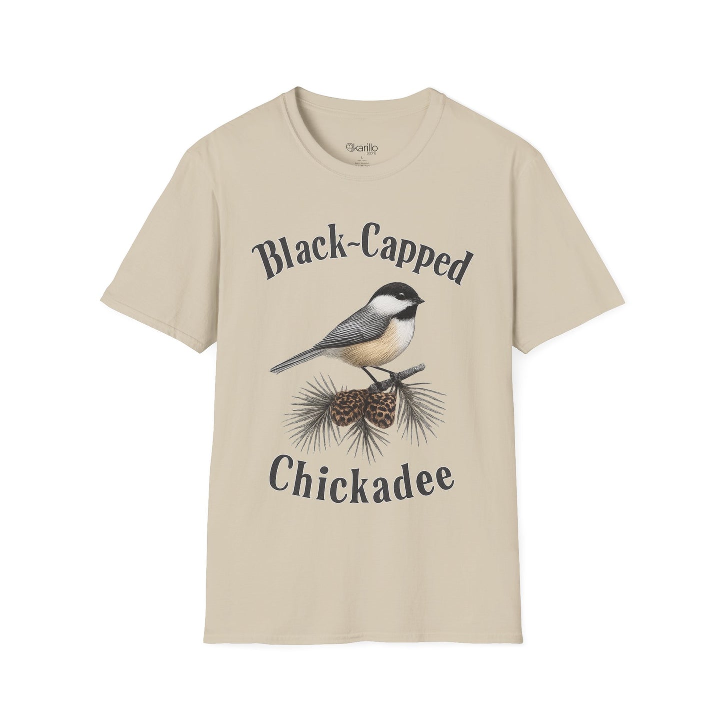 Black-Capped Chickadee T-Shirt — Birdwatching Nature Tee