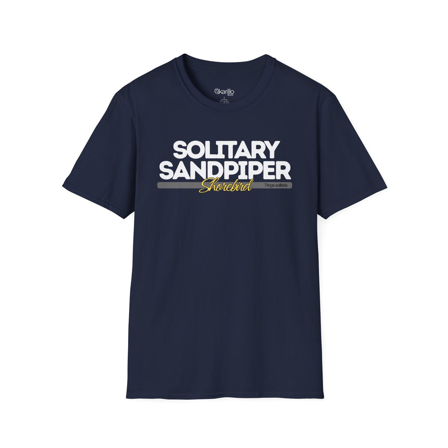 Solitary Sandpiper T-Shirt – Birdwatching Tee for Shorebird Lovers