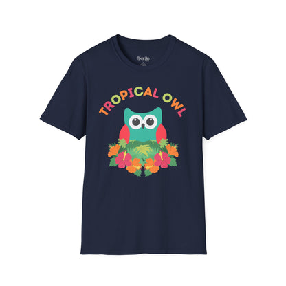 Tropical Owl Unisex T-Shirt