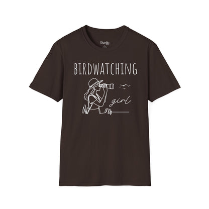 Birdwatching Girl Unisex T-Shirt