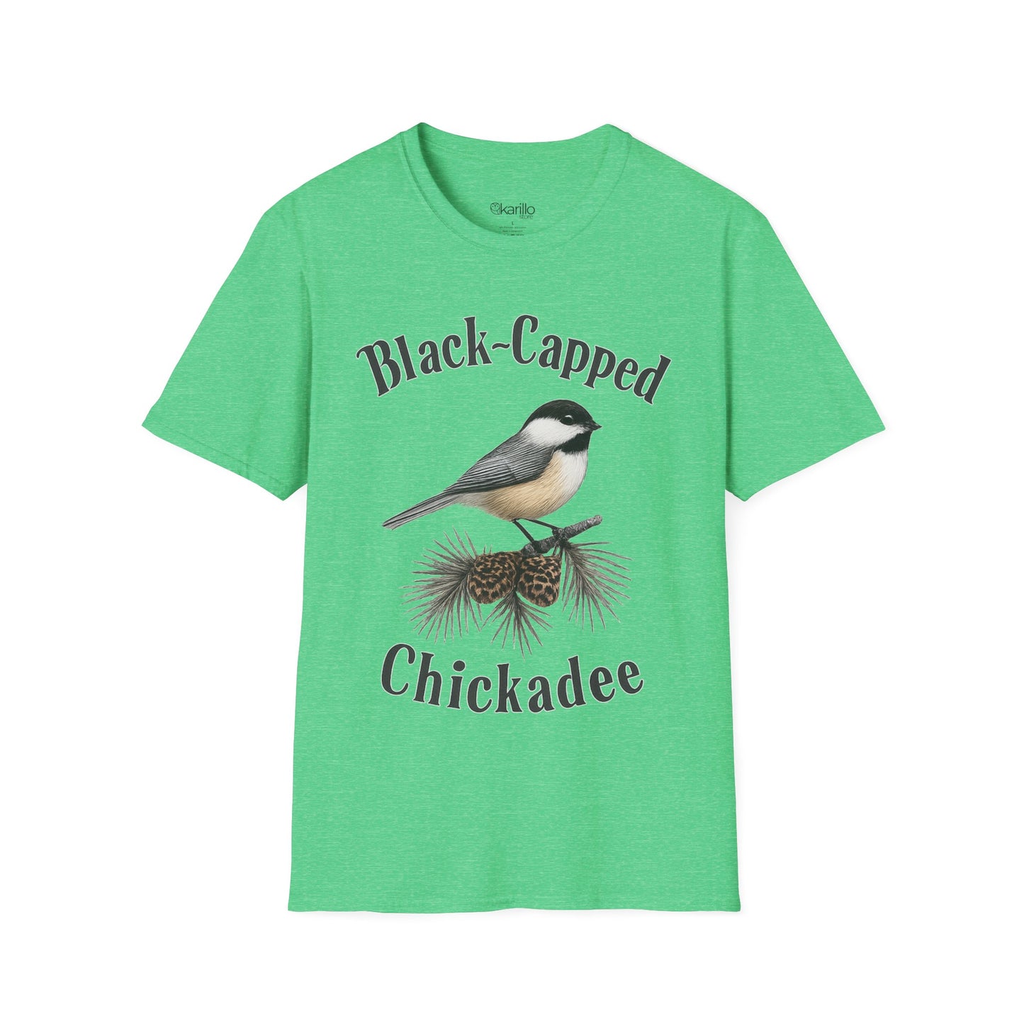 Black-Capped Chickadee T-Shirt — Birdwatching Nature Tee