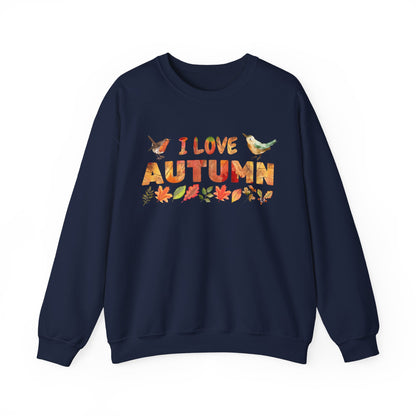 I Love Autumn Unisex Heavy Blend Sweatshirt