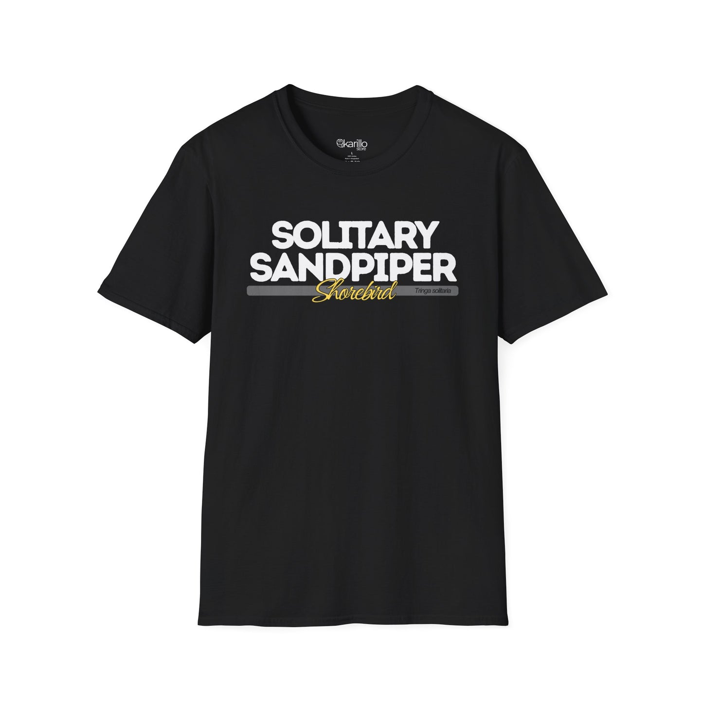 Solitary Sandpiper T-Shirt – Birdwatching Tee for Shorebird Lovers