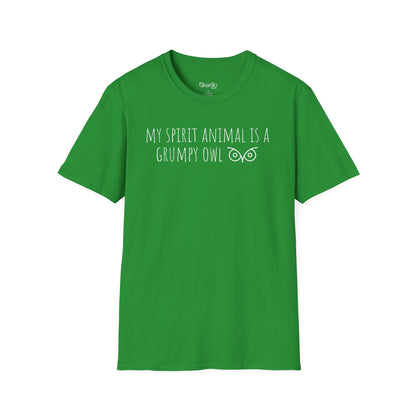 My Spirit Animal is a Grumpy Owl Unisex T-Shirt