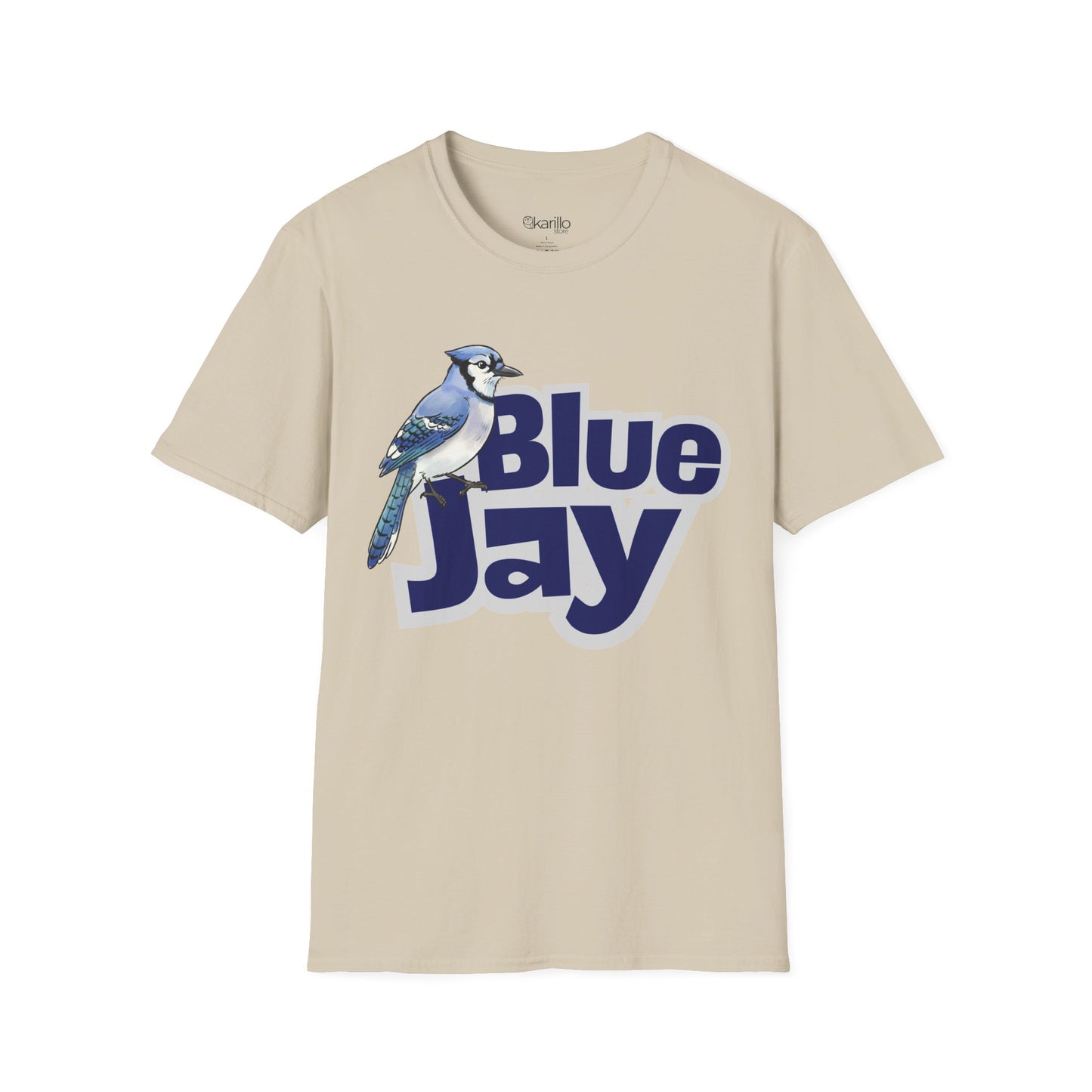 Blue Jay T-Shirt — Illustrated Bluebird Graphic Tee