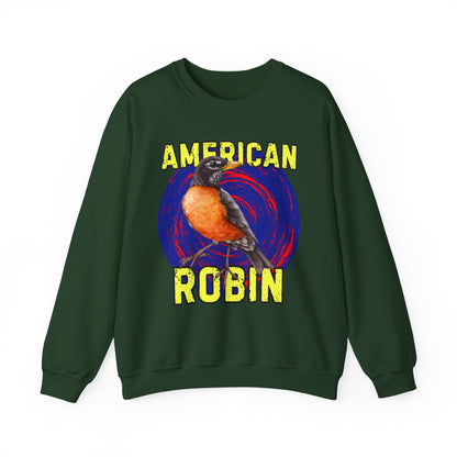 American Robin Bird Unisex Heavy Blend Sweatshirt