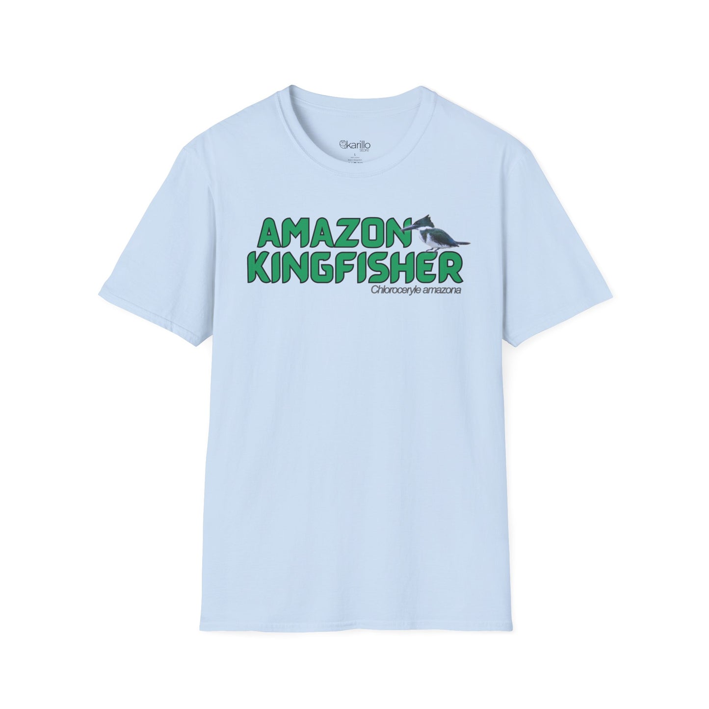 Amazon Kingfisher T-Shirt – Birdwatching Graphic Tee