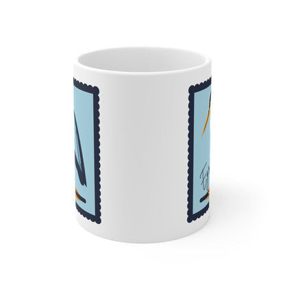 Egret Bird Mug 11oz