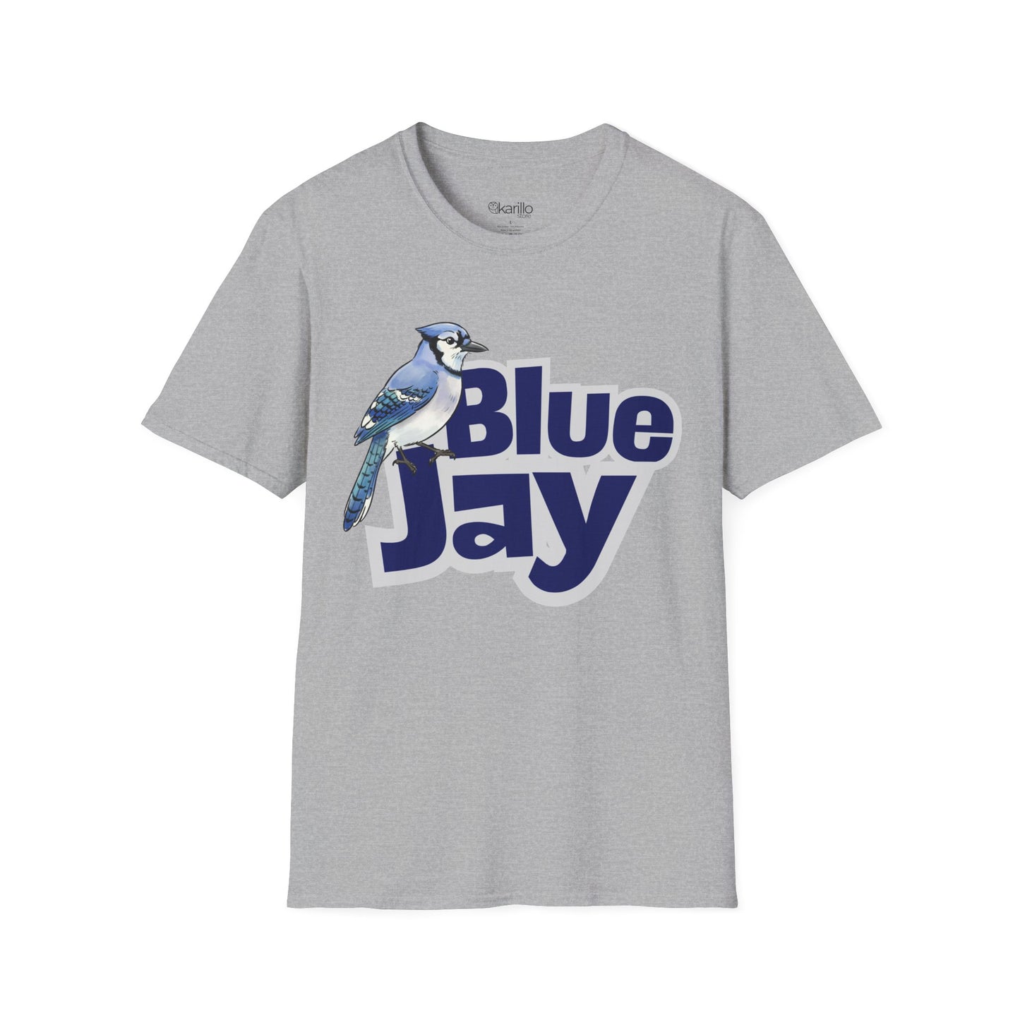 Blue Jay T-Shirt — Illustrated Bluebird Graphic Tee