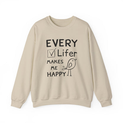 Every Lifer Makes me Happy Unisex Heavy Blend Sweatshirt