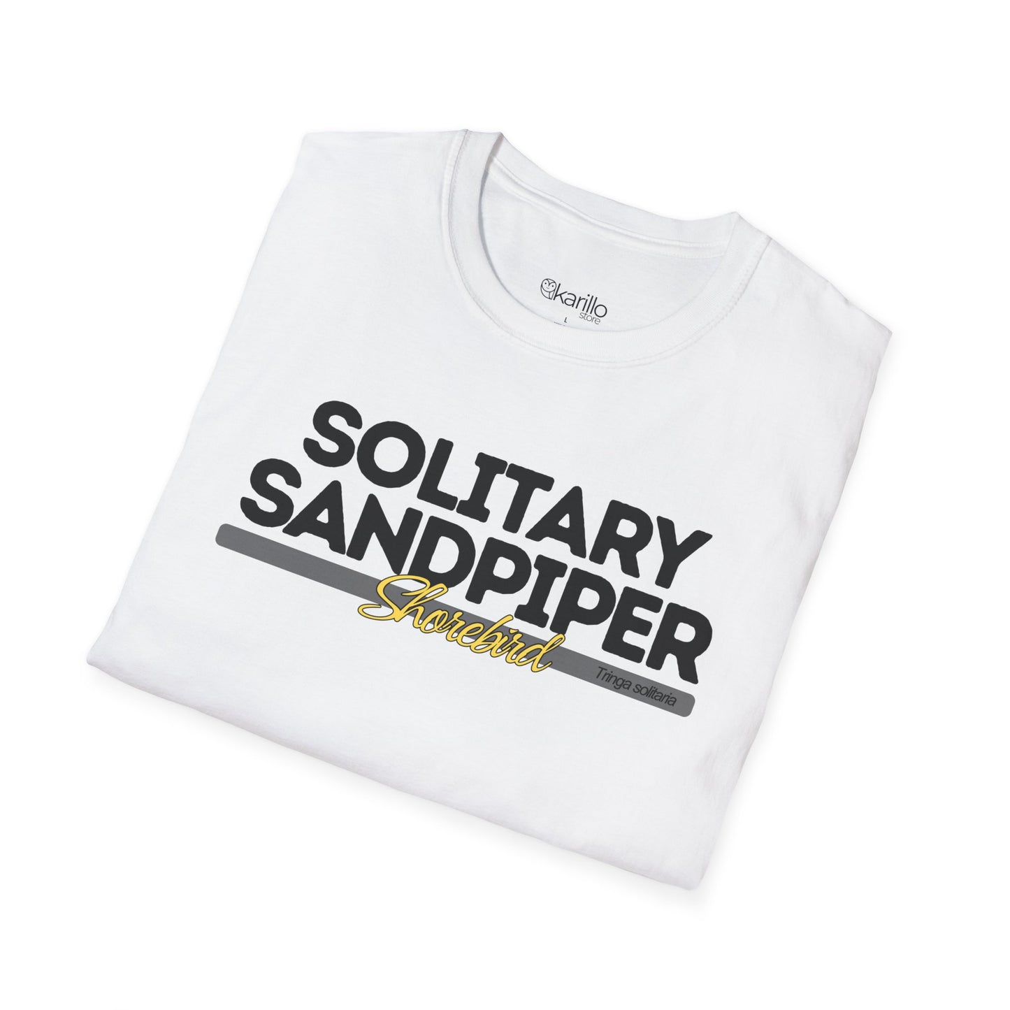 Solitary Sandpiper T-Shirt – Birdwatching Tee for Shorebird Lovers