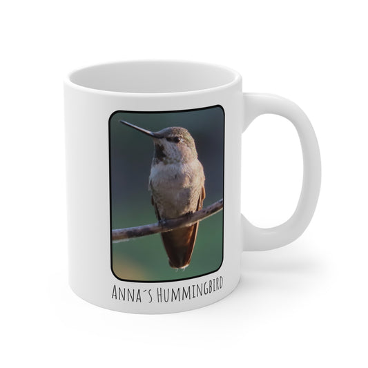 Birds & Coffee, Anna´s Hummingbird Ceramic Mug