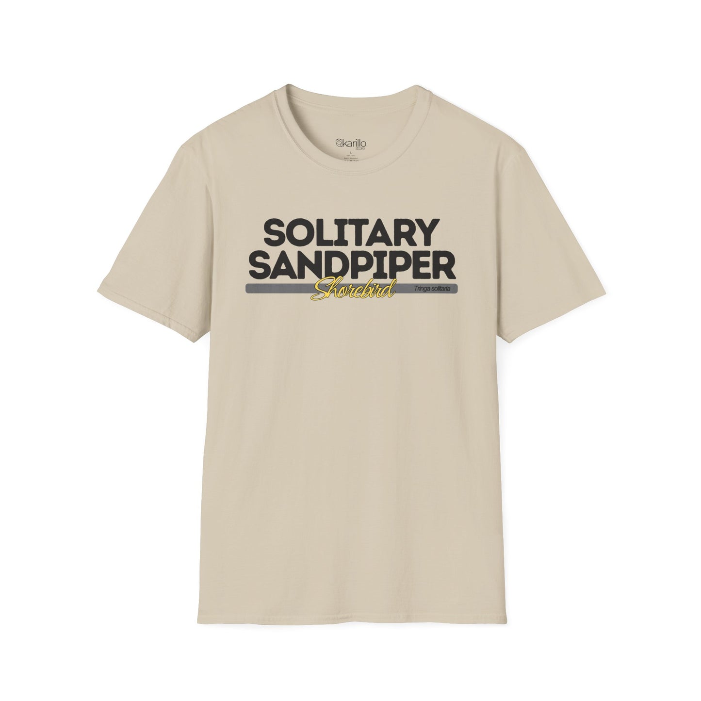 Solitary Sandpiper T-Shirt – Birdwatching Tee for Shorebird Lovers
