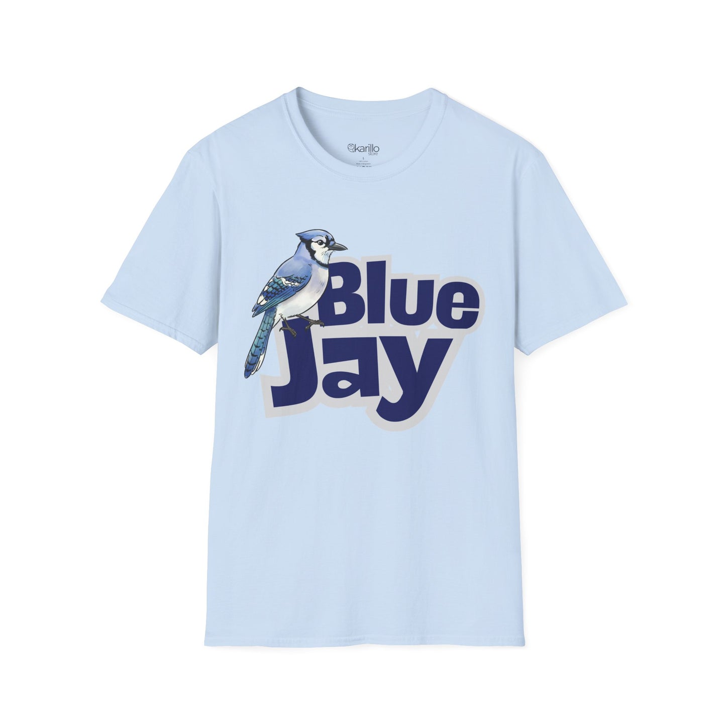 Blue Jay T-Shirt — Illustrated Bluebird Graphic Tee