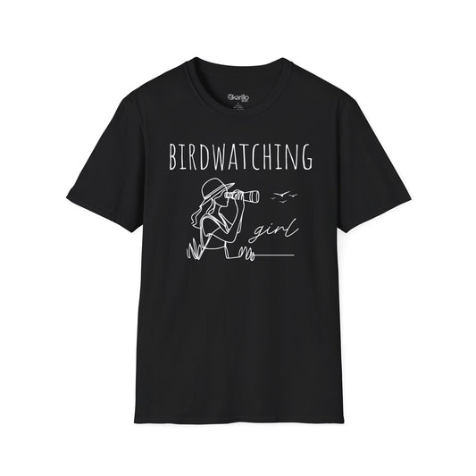 Birdwatching Girl Unisex T-Shirt