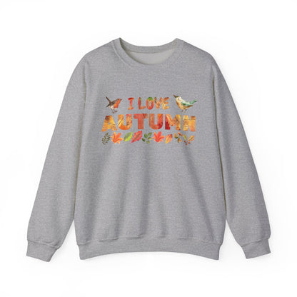 I Love Autumn Unisex Heavy Blend Sweatshirt