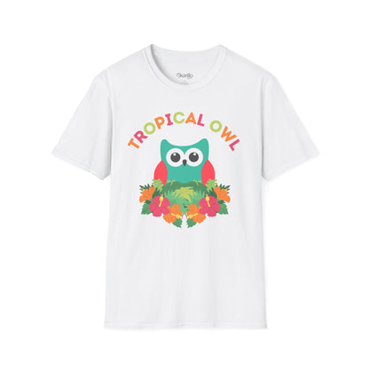 Tropical Owl Unisex T-Shirt