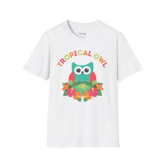 Tropical Owl Unisex T-Shirt