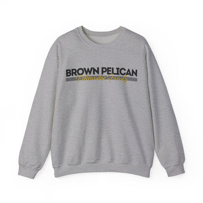 Brown Pelican Bird Heavy Blend Unisex Sweatshirt