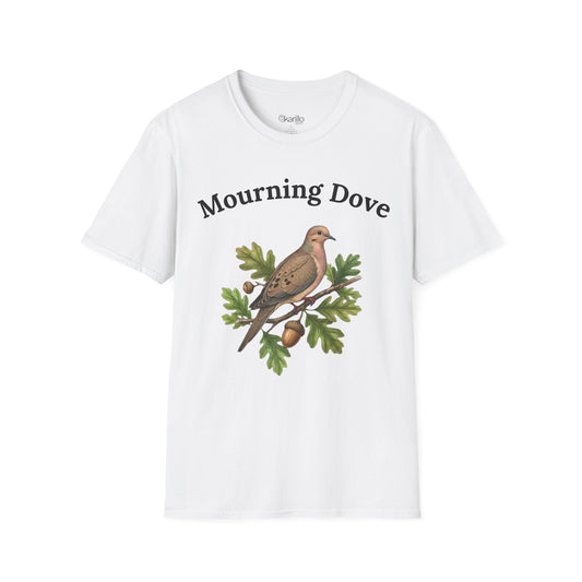 Mourning Dove T-Shirt — Vintage Bird Graphic Tee for Nature Lovers