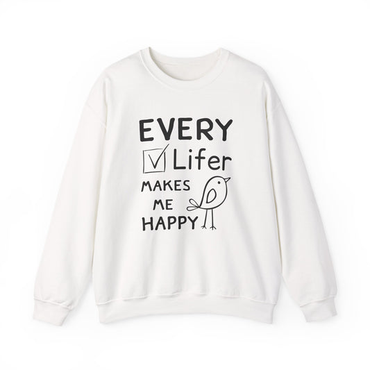 Every Lifer Makes me Happy Unisex Heavy Blend Sweatshirt