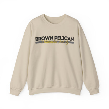 Brown Pelican Bird Heavy Blend Unisex Sweatshirt